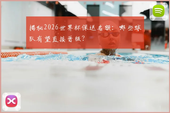 揭秘2026世界杯保送名额：哪些球队有望直接晋级？